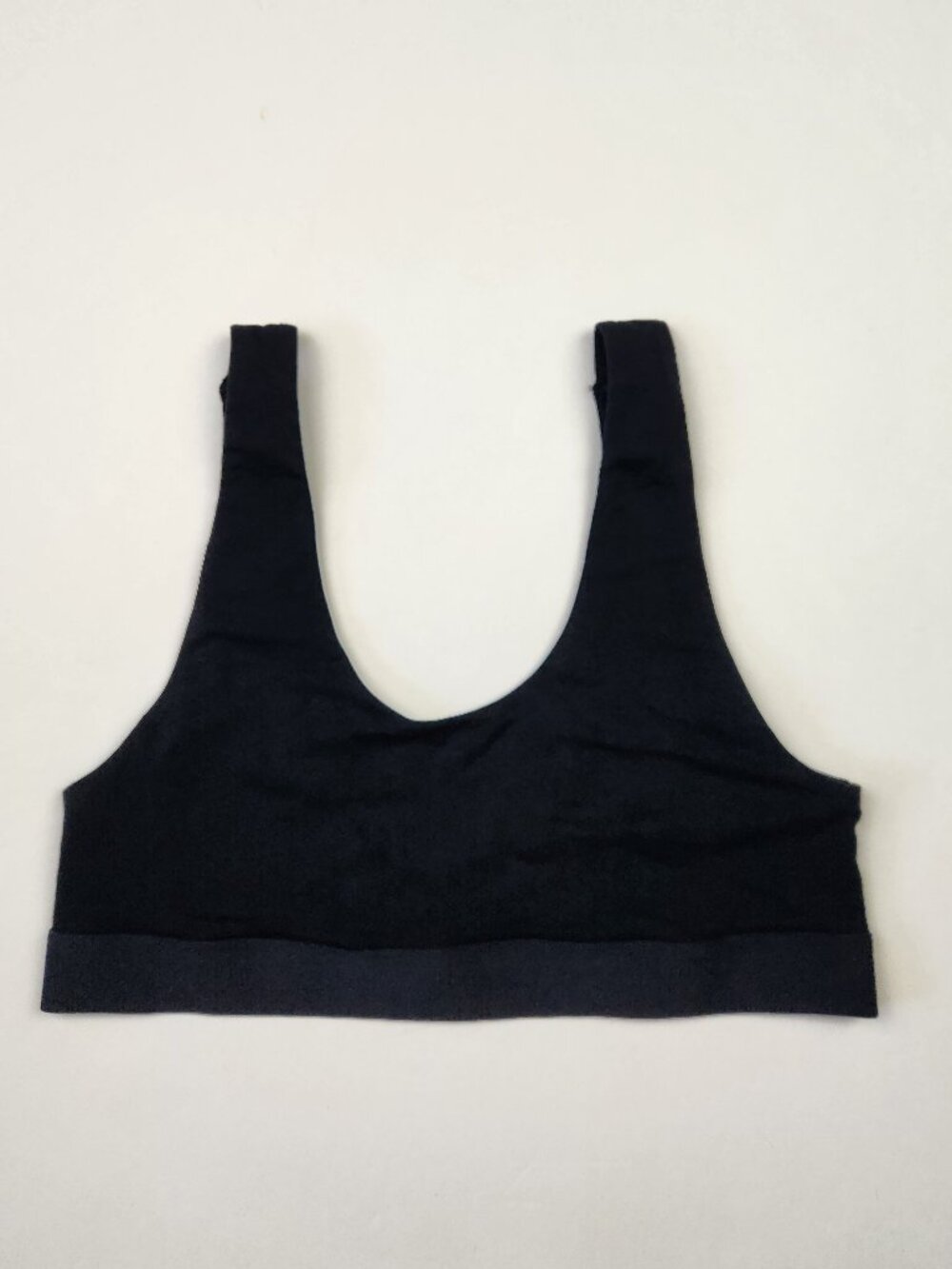 MeUndies Organic Cotton U-Back Bralette Bra Black size M